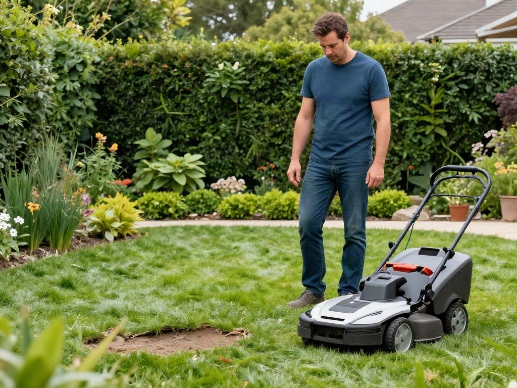 Mähroboter verursacht Schaden