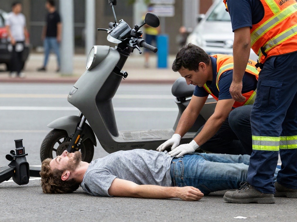 Leih E Scooter Unfall Versicherung